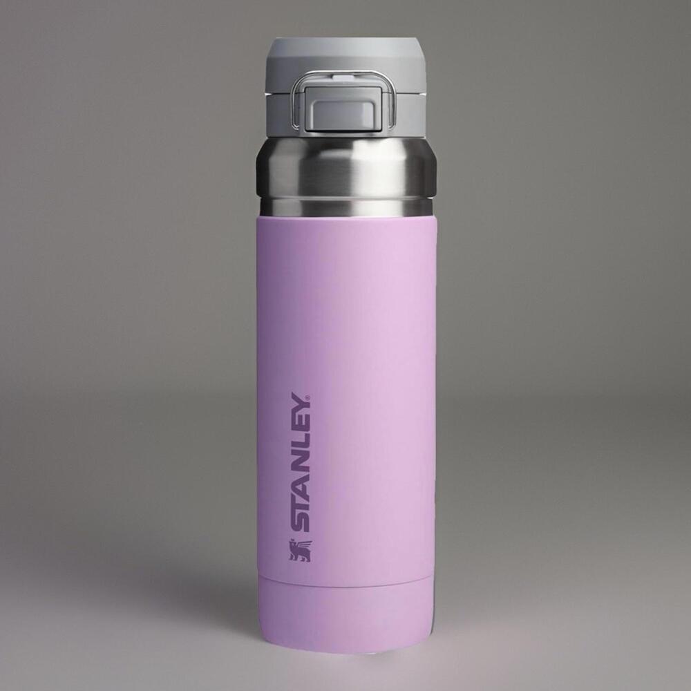 Stanley Quick Flip GO Soft Orchid Bottle 36 oz | Push Button Lid | Leakproof NEW